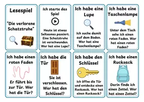 Vorschau - Spiele - Materialpaket Lesespiele - Seite 1