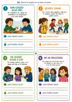 Vista previa - Hojas de trabajo - ¿Qué puedo decir? | Tarjetas de situaciones sociales - página 1