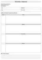 Aperçu - Outils du professeur - Fiche de liaison de remplacement - Page 1