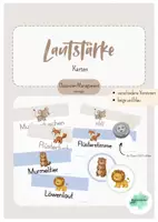 Vorschau - Präsentationen/Tafelbilder - Lautstärke Anzeige | beige & blau, Lautstärkeregler - Seite 1