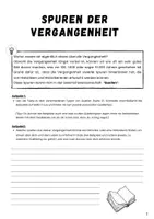 Vorschau - Stundenentwürfe - Quellen: Spuren der Vergangenheit - Deckblatt