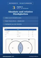 Vorschau - selbst erstellte Cliparts/Grafiken - Kapitel 3 Relative Häufigkeiten Selbstlernkurs - Deckblatt