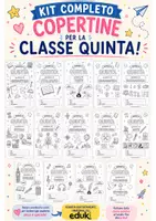 anteprima - Etichette / Segnalibri - Kit copertina classe quinta (tutte le discipline) - Pagina di copertina