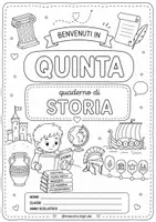 anteprima - Etichette / Segnalibri - Kit copertina classe quinta (tutte le discipline) - Pagina 2