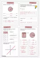 Vorschau - Arbeitsblätter - Schulstart Mathematik - Check (Wiederholung & Lernstandserhebung mit Lösungen für Ende 8. Schulstufe oder Anfang 9. Schulstufe) - Seite 3