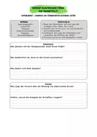 Vorschau - Arbeitsblätter - Magnetfeld eines Leiter - Deckblatt