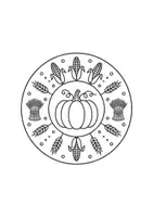 Vorschau - Arbeitsblätter - Herbst, Kunst, Malen, Mandala, Ausmalen - Seite 2