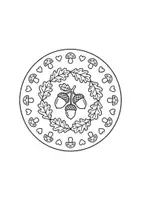Vorschau - Arbeitsblätter - Herbst, Kunst, Malen, Mandala, Ausmalen - Seite 3