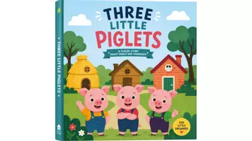 anteprima - Materiale interattivo - Tree little piglets - Pagina di copertina