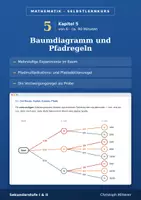 Vorschau - selbst erstellte Cliparts/Grafiken - Kapitel 5 Baumdiagramm und Pfadregeln Selbstlernkurs - Deckblatt