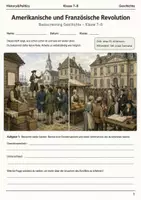 Vorschau - Arbeitsblätter - Basisscreening Revolutionen Klasse 7–8 - Deckblatt