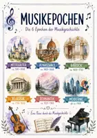 Vorschau - Arbeitsblätter - 🎵 Musikepochen – Die 6 Epochen der Musikgeschichte 🎼 - Deckblatt