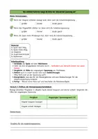 Vorschau - Arbeitsblätter - Experiment zur Höhe der induzierten Spannung - Deckblatt