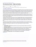 Vorschau - Unterrichtsreihen - American Dream – Mythos und Realität | Englisch Oberstufe | Unterrichtsreihe Sek II - Seite 3