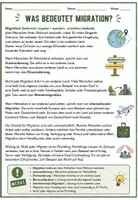 Vorschau - Unterrichtsreihen - Unterrichtsreihe Migration | Einwanderung, Integration, Push & Pull - Seite 1