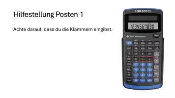 Vorschau - Stationenlernen - Postenlauf Taschenrechner kennen lernen - Seite 2