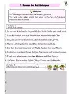 Vorschau - Arbeitsblätter - Übungsheft - Kommasetzung - Seite 2