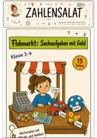 Vorschau - Stundenentwürfe - Geld Klasse 3 -4 Sachaufgaben Flohmarkt - Deckblatt