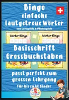 Vorschau - Stationenlernen - Grossbuchstaben-Bingo - einfache lautgetreue Wörter - Basisschrift - Deckblatt