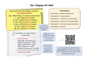Vorschau - Arbeitsblätter - Handout - Umgang mit Geld /Investitionen - Seite 1