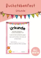 Vorschau - Poster - Urkunde - Buchstabenfest - Buchstabenmission - Deckblatt