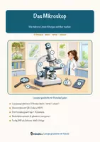 Vorschau - Arbeitsblätter - Das Mikroskop – Lesespurgeschichte mit Rätselaufgaben (Klasse 8) - Seite 1