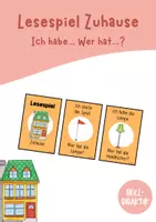Vorschau - Spiele - Lesespiel - "Ich habe... Wer hat...?" - Zuhause - Deckblatt