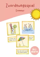 Vorschau - Spiele - Zuordnungsspiel - Sommer (Freiarbeit - Lesen) - Deckblatt