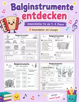 Vorschau - Stundenentwürfe - Balginstrumente & Akkordeon entdecken – Lesen, Schreiben, Reime & Rechnen | 9 Arbeitsblätter + Lösungen | 1.–3. Klasse - Deckblatt