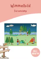 Vorschau - Bildkarten - Wimmelbild - Feriencamp - Deckblatt