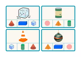 Aperçu - Apprentissages en autonomie - Flashcards Les solides - Page 1