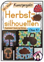Vorschau - Stundenentwürfe - Materialpaket KUNST: SILHOUETTENBILDER (wachsend) - Seite 1