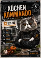 Vorschau - Stundenentwürfe - Küchenkommando 12 Rezepte mit Hintergrundinfos für Kl.5/6 - Deckblatt