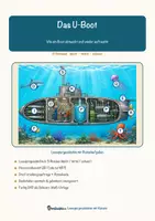 Vorschau - Arbeitsblätter - Das U-Boot – Lesespurgeschichte mit Rätselaufgaben (Klasse 8) - Seite 1
