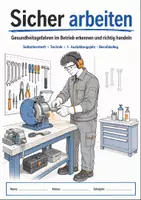 Vorschau - Stundenentwürfe - Gesundheit & Arbeitssicherheit im Beruf – 4 Selbstlernhefte für Ausbildungsvorbereitung & Berufskolleg - Seite 1