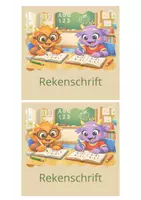 Voorbeeld - Voorblad rekenschrift - Voorblad