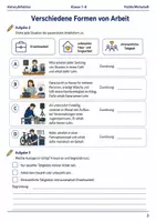 Vorschau - Arbeitsblätter - Arbeit und Arbeitsteilung Politik Basisscreening Klasse 7–8 - Seite 2