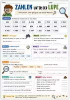 Vorschau - Arbeitsblätter - Lernspiele Mathe Klasse 3–4 | 5 abwechslungsreiche Mathe-Arbeitsblätter - Seite 3