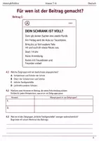 Vorschau - Arbeitsblätter - Basisscreening Deutsch Medienbeiträge Klasse 7–8 - Seite 3
