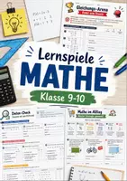 Vorschau - Arbeitsblätter - Lernspiele Mathe Klasse 9–10 | Abwechslungsreiche Übungen & Challenges - Deckblatt