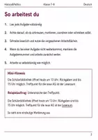 Vorschau - Arbeitsblätter - Basisscreening Deutsch Werbung Klasse 7–8 - Seite 1