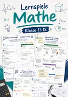Vorschau - Arbeitsblätter - Mathe Lernspiele Klasse 11–12 | Analysis, Stochastik & Vektoren | 5 abwechslungsreiche Arbeitsblätter - Deckblatt