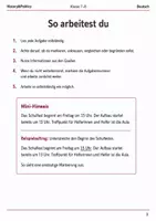Vorschau - Arbeitsblätter - Basisscreening Deutsch Quellen Klasse 7–8 - Seite 1