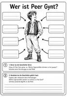 Vorschau - Arbeitsblätter - Peer Gynt Unterrichtsreihe Klasse 5 - Materialpaket - Seite 3