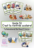 Vorschau - Präsentationen/Tafelbilder - Materialpaket - dis donc! 5 - Unité 1 - 6 - Tafelmaterial - Seite 1