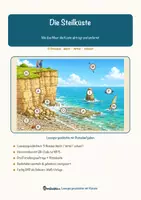 Vorschau - Arbeitsblätter - Die Steilküste – Lesespurgeschichte mit Rätselaufgaben (Klasse 8) - Seite 1