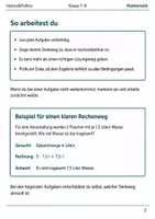 Vorschau - Arbeitsblätter - Problemlösestrategien Basisscreening Klasse 7–8 - Seite 1