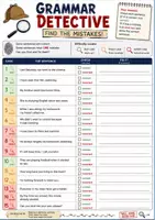 Vorschau - Arbeitsblätter - Lernspiele Englisch Klasse 7–8 | 5 abwechslungsreiche Arbeitsblätter zu Grammatik, Wortschatz & Reading - Seite 1