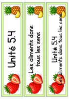 Vorschau - Präsentationen/Tafelbilder - Dis donc5! - Unité 4 "fruit et légume" - Tafelmaterial - Seite 1