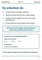 Vorschau - Arbeitsblätter - Fehleranalyse Basisscreening Klasse 7–8 - Seite 1